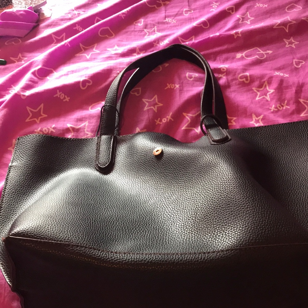 Navy blue tote